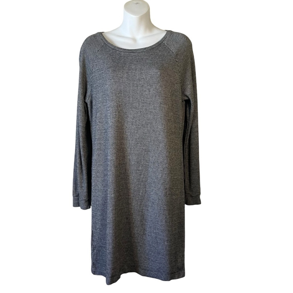 Workshop Republic Clothing black and white Herringbone sheath dress size M
